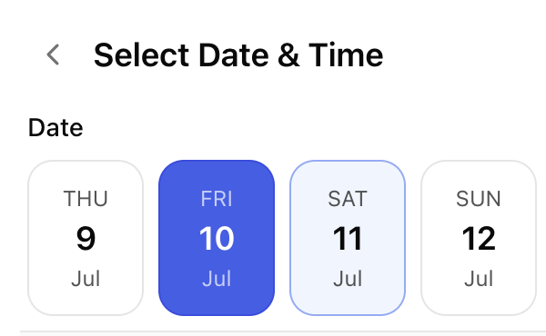 Appointments screenshot
